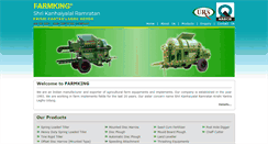 Desktop Screenshot of farmkingindia.com